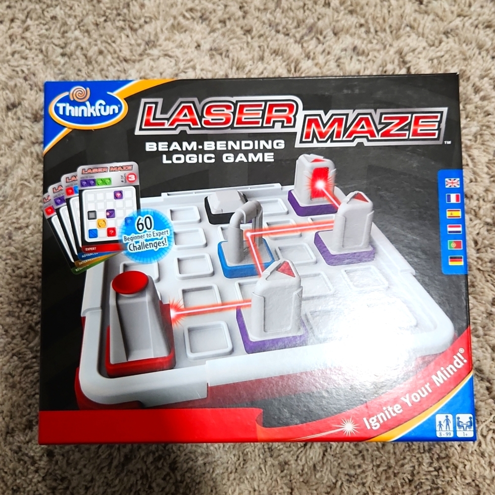 LASER MAZE BEAM BENDING LOGIC GAME new